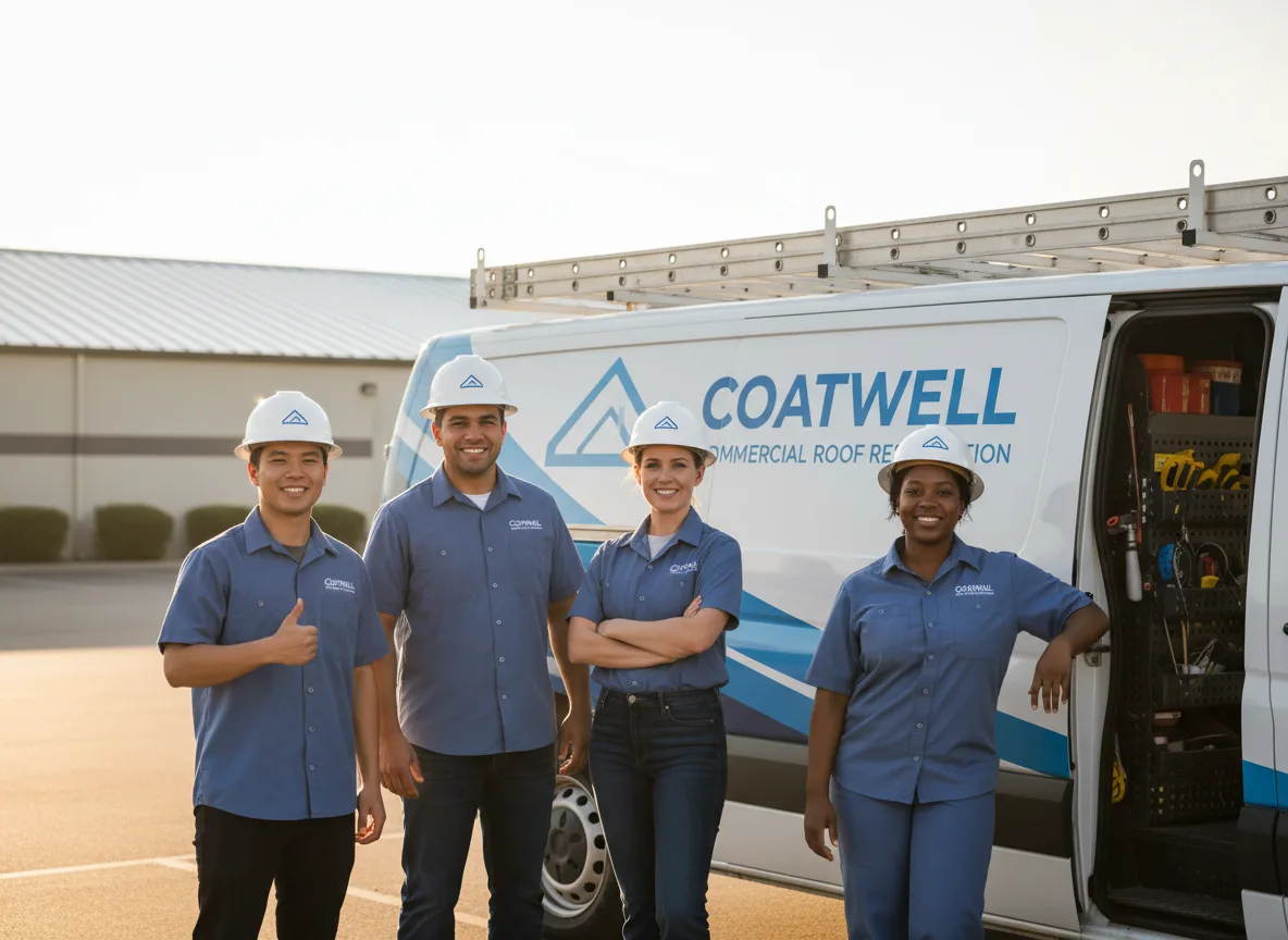 Commercial roof coating company in Loyal, WI